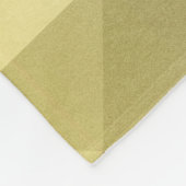Gele grijze cel Ombre Geometrische patroonogram Fleece Deken (Hoek)