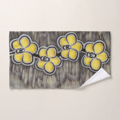 Gele grijze Orchid Bad Handdoek (Handdoek)