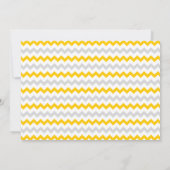 Gele grijze rondjes Lijst Chevron Kaart (Achterkant)