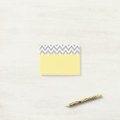 Gele grijze school kantoor post-it notities cadeau post-it® notes (Op bureau)