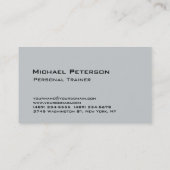 Gele grijze trainer fitnesssport visitekaartje (Achterkant)