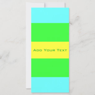 Gele, groene, blauwe brede strepen van Shirley Tay