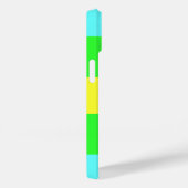 Gele, groene, blauwe brede strepen van Shirley Tay Case-Mate iPhone Case (Achterkant / Rechts)