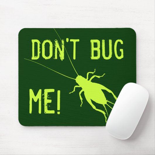 Gele groene cricket muismat (Met muis)