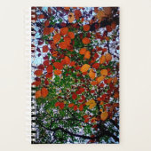Gele, groene en bruine bladeren planner (Voorkant)
