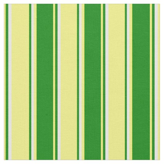 Gele, groene en witte strepen stof (Close Up)