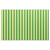 Gele, groene en witte strepen stof (Fat Quarter)