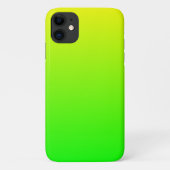 Gele groene gradiënt Case-Mate iPhone case (Achterkant)