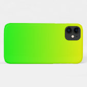 Gele groene gradiënt Case-Mate iPhone case (Achterkant (horizontaal))