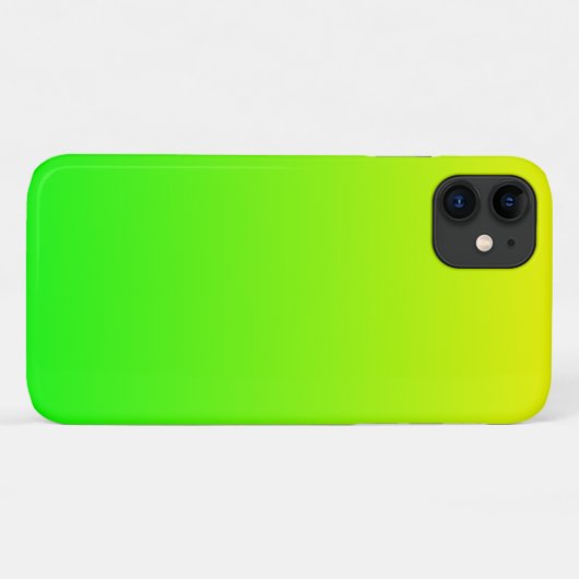 Gele groene gradiënt Case-Mate iPhone case (Achterkant (horizontaal))