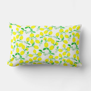 Gele groene lemon Pattern Cushion Pillow Kussen
