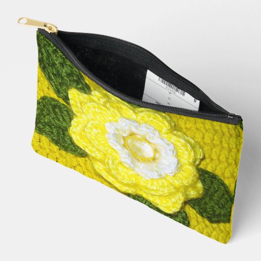 Gele groene ventilator laat de Artisan Crochet Pri Etui (Open)