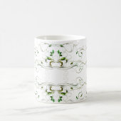 Gele groene wijnstokken koffiemok (Center)