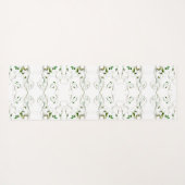 Gele groene wijnstokken yogamat (Achterkant (horizontaal))