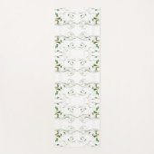 Gele groene wijnstokken yogamat (Voorkant)