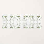 Gele groene wijnstokken yogamat (Voorkant (horizontaal))