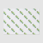 Gele groene zeebaars tissuepapier (Voorkant)