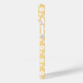 gele groovy daisy flower Case-Mate iPhone case (Achterkant / Links)