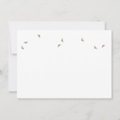Gele Grote Bedankt Spring Bee Scene (Achterkant)