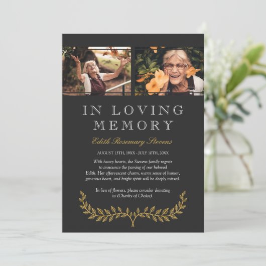 Gele grote foto in het liefdevol maken van de aank aankondiging (Staand voorkant)