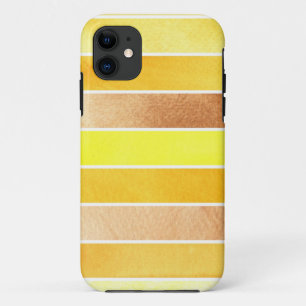 gele grote waterverf achtergrond - waterverf Case-Mate iPhone case