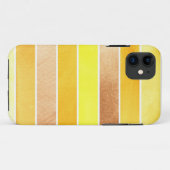 gele grote waterverf achtergrond - waterverf Case-Mate iPhone case (Achterkant (horizontaal))