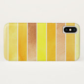 gele grote waterverf achtergrond - waterverf Case-Mate iPhone case (Achterkant (horizontaal))