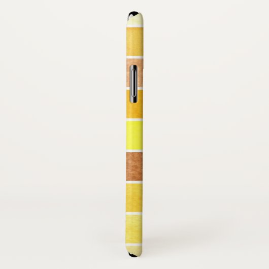 gele grote waterverf achtergrond - waterverf Case-Mate iPhone case (Achterkant / rechts)