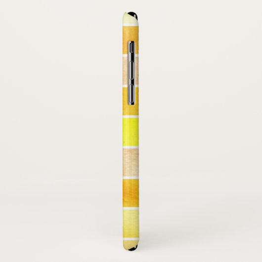 gele grote waterverf achtergrond - waterverf Case-Mate iPhone case (Achterkant/links)