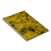 Gele grunge notitieboek (Rechterzijde)