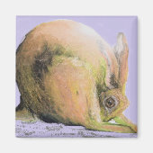 gele haas magneet (Voorkant)