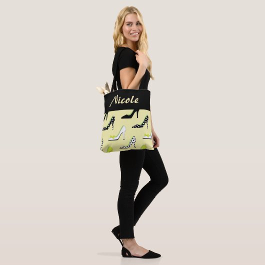 gele hakken chique tote bag (Op model)