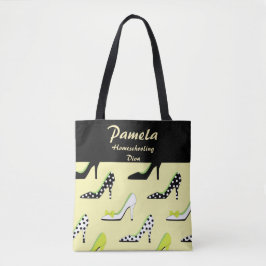  Gele Hakken Homeschooling Diva Tote Bag