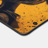 Gele Halloween Horror Helm Bureaumat (Hoek)