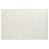 Gele halve maan sterren stof (Yard (91,4 cm))