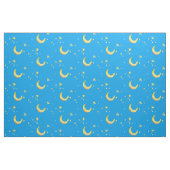 Gele halve maan sterren stof (Fat Quarter)