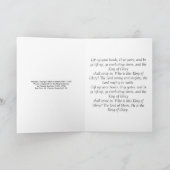 Gele Hanbok kerstkous Feestdagen Kaart (Binnen)