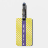 Gele handleiding van Monogram Bagagelabel (Achterkant verticaal)