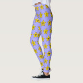Gele Happy Star-Leggings Leggings (Links)