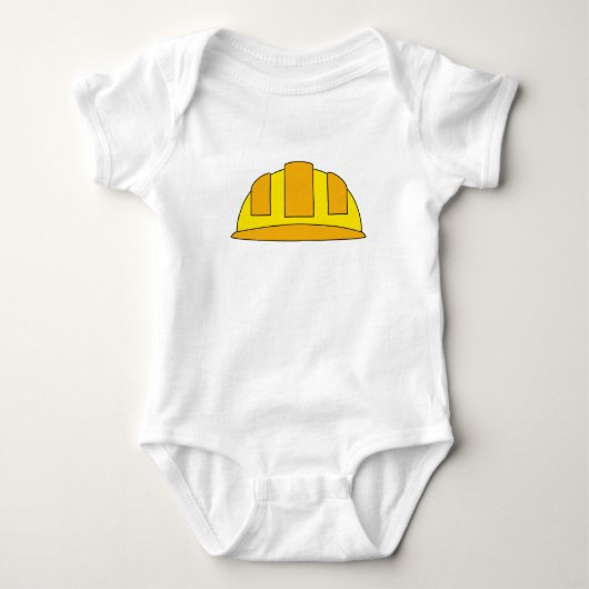 Gele harde Petten Cartoon Romper (Voorkant)