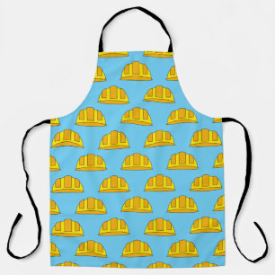 Gele harde Petten Cartoon Schort