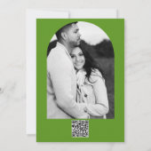 Gele Hart Cactus Feest Liefde Bruidsmeisjes Borrel Kaart (Achterkant)