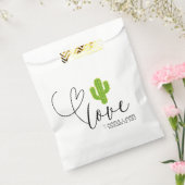 Gele Hart Cactus Feest Liefde Bruidsmeisjesfeest Bedankzakje (Gezegeld)