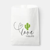 Gele Hart Cactus Feest Liefde Bruidsmeisjesfeest Bedankzakje (Voorkant)