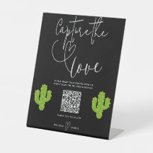 Gele Hart Cactus Feest Liefde Vang de Liefde