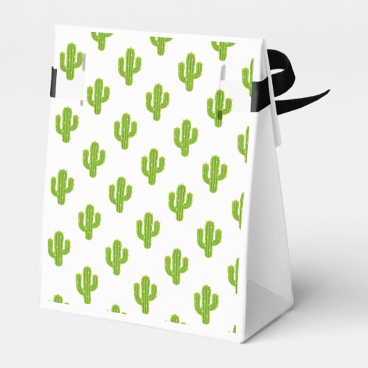 Gele Hart Cactus Fiesta Liefde Trouwen Bedankdoosjes (Achterkant)