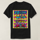 Gele Hart Graffiti van LowEndGraphics T-shirt (Design voorkant)