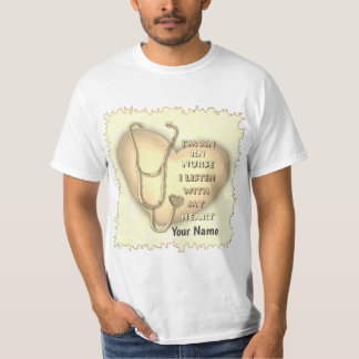 Gele Hart RN Geregistreerd Verpleegkundige T-shirt