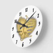 Gele hart uitzonderlijke verpleegkundige ronde klok (Hoek)