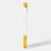 Gele hartdraak op wit Case-Mate iPhone case (Achterkant / Rechts)